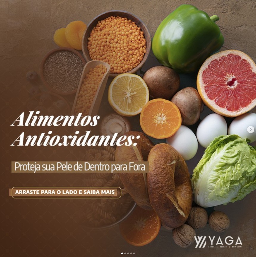 Alimentos Antioxidantes: Proteja sua Pele de Dentro para Fora